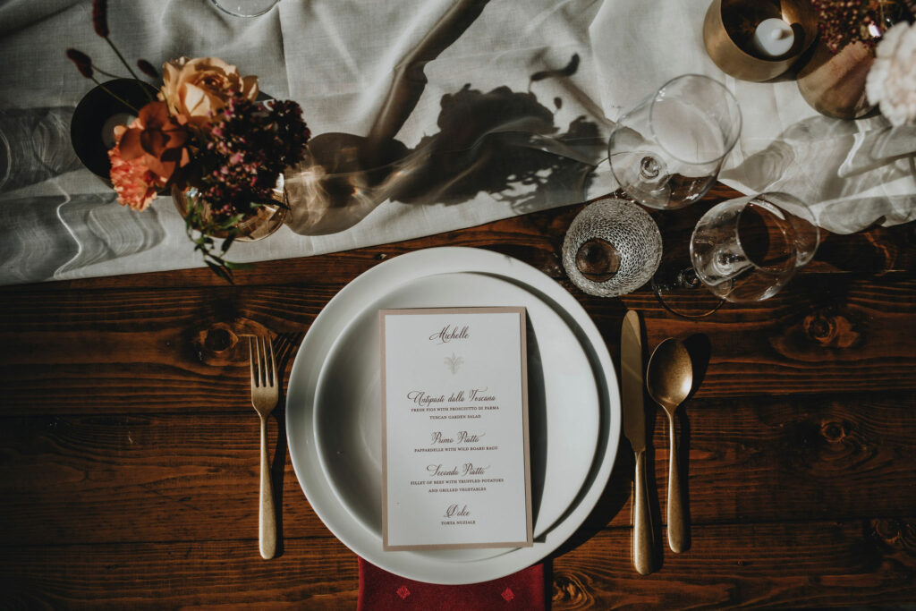 Bruiloft diner