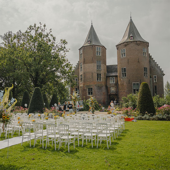 Bruiloft tot in de puntjes geregeld bij Kasteel Dussen